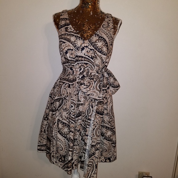 🌻J. Crew Paisley Cecilia 100% Cotton Dress - Picture 2 of 7